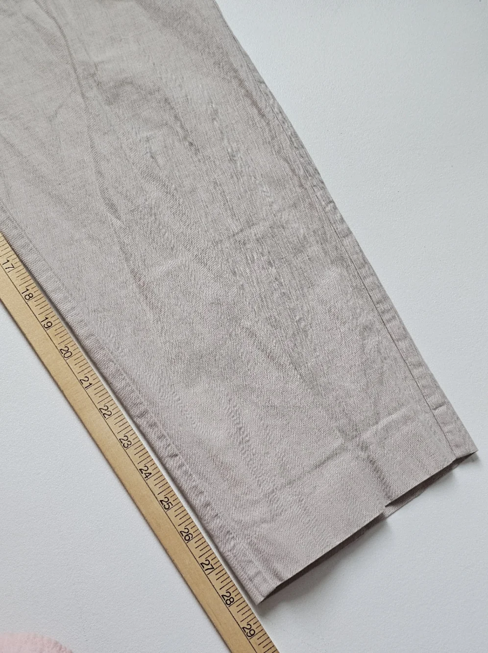 Cubavera Linen Cotton Pants Beige Flat Front Casual Summer 36x30 Men